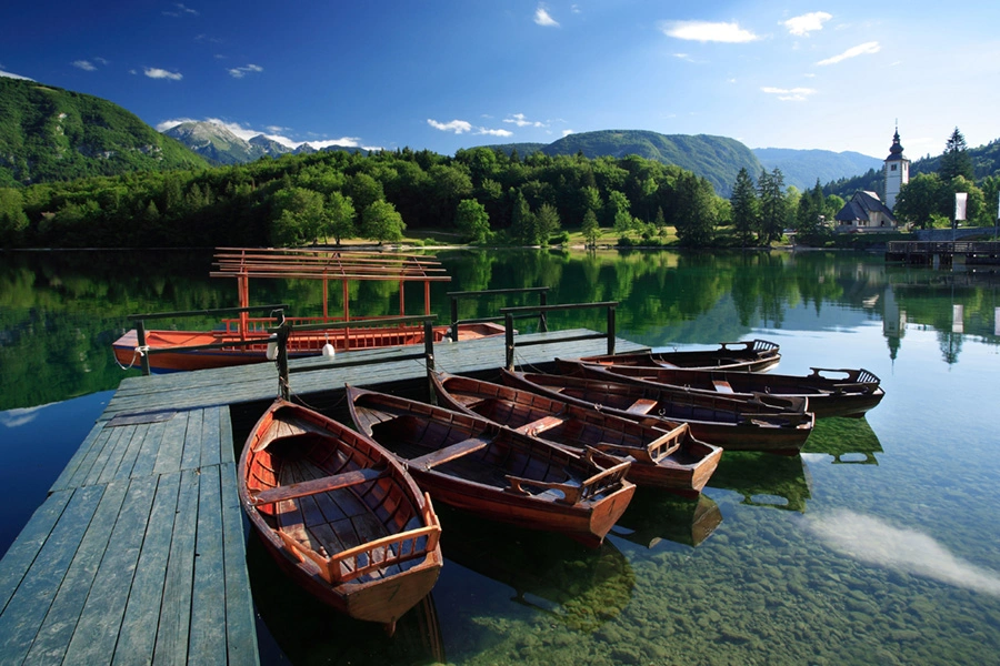 Lake Bohinj Slovenia Julian Alps