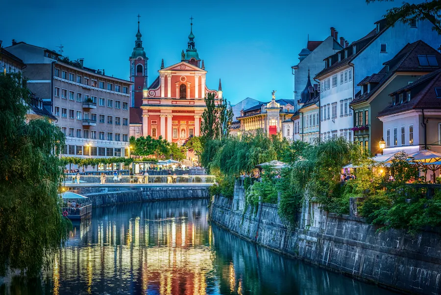 Ljubljana city centre