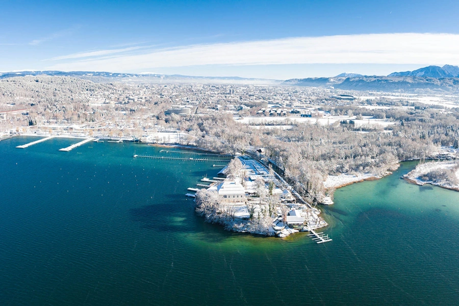 Worthersee in winter time
